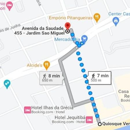 Apartamento No Guaruja - 500M Da Praia Da Enseada Екстериор снимка